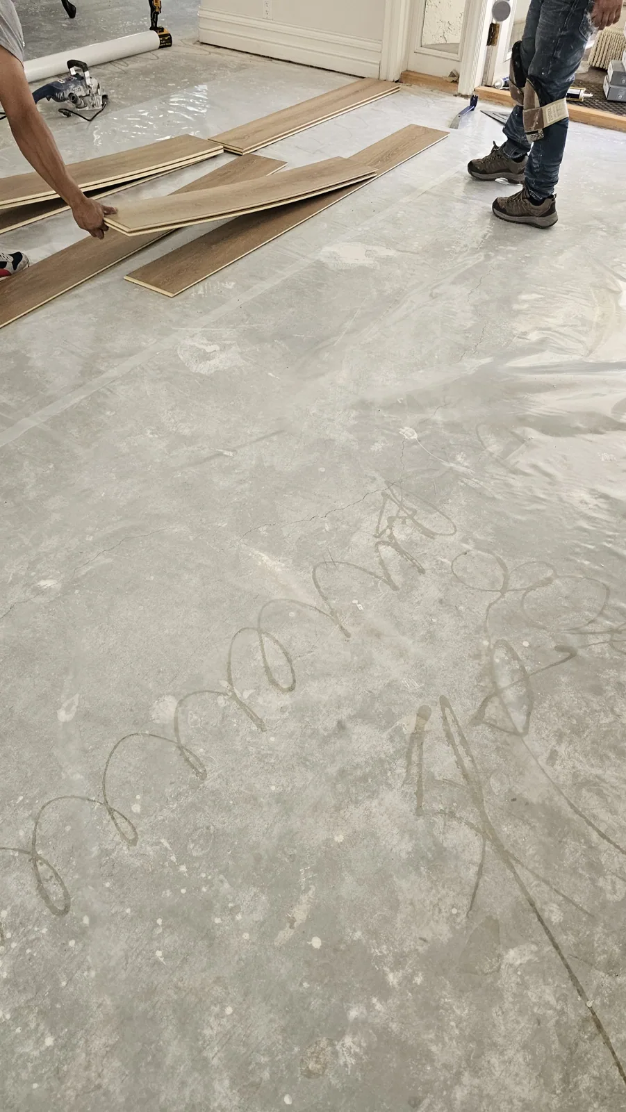 Tom project flooring installation