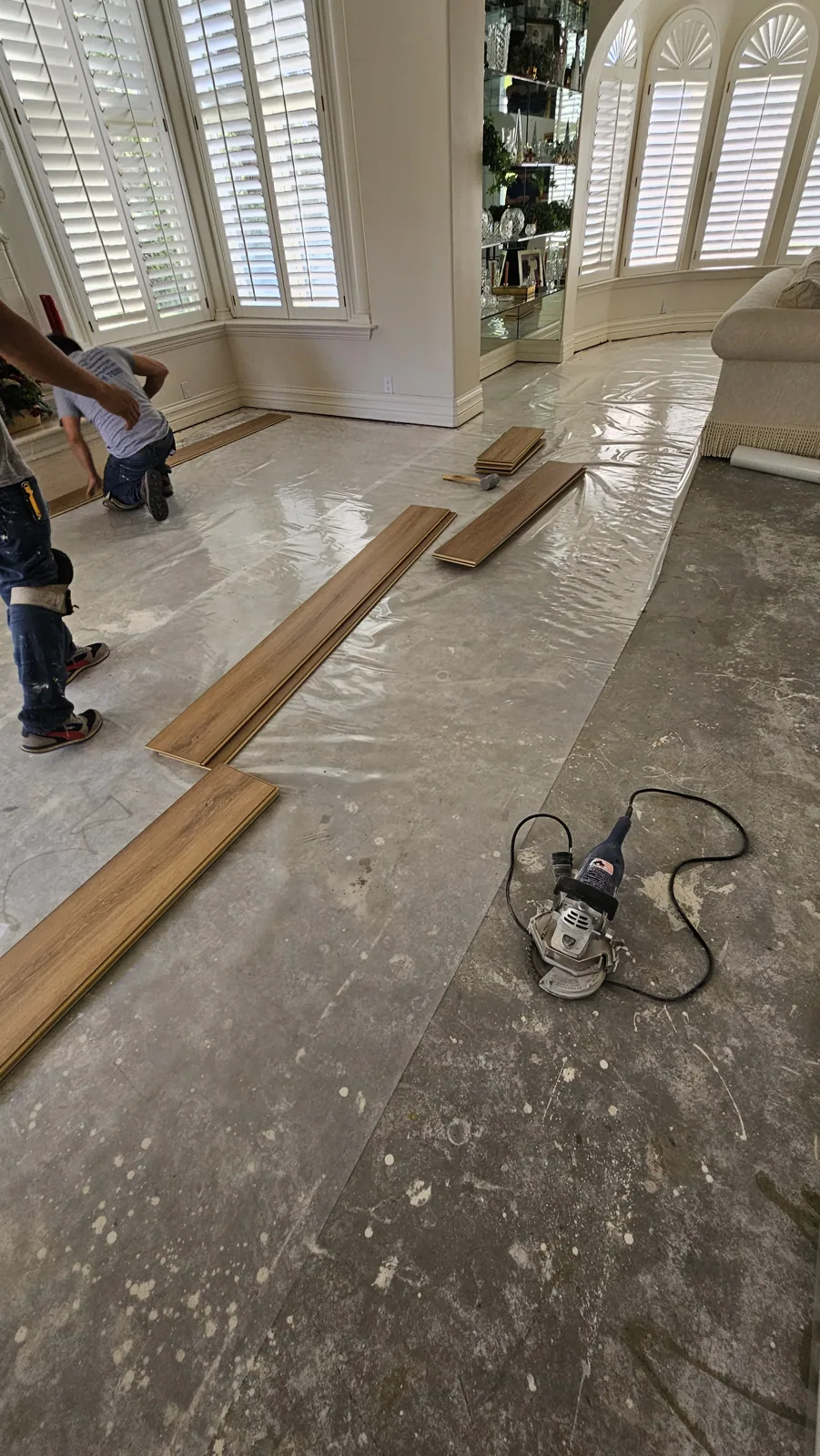 Tom project flooring photo 2
